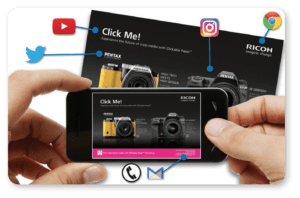 Scanning clickable print media with Ricoh Clickable Paper