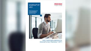 RICOH InfoPrint Manager Brochure cover