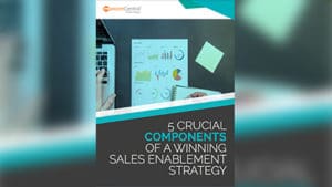 5 Crucial Components of a Winning Sales Enablement Strategy ebook cover